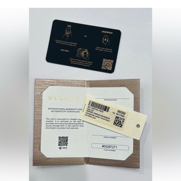 Bulgari Perforated White and Green Mini Bag - Picture 6 of 16